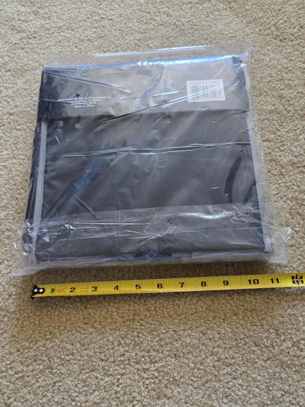 Citrus Hanging Closet Organizer Dark Navy & Grey Nylon Solid 1-Pack CIT403 NEW